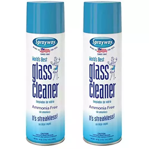 Sprayway, Glass Cleaner, 19 Oz Cans, Pack of 2