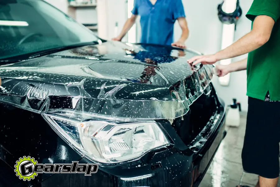 Applying a protective vinyl car wrap