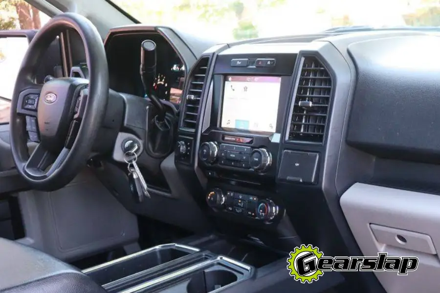 Ford Truck Interior Dashboard Radio Steering Wheel