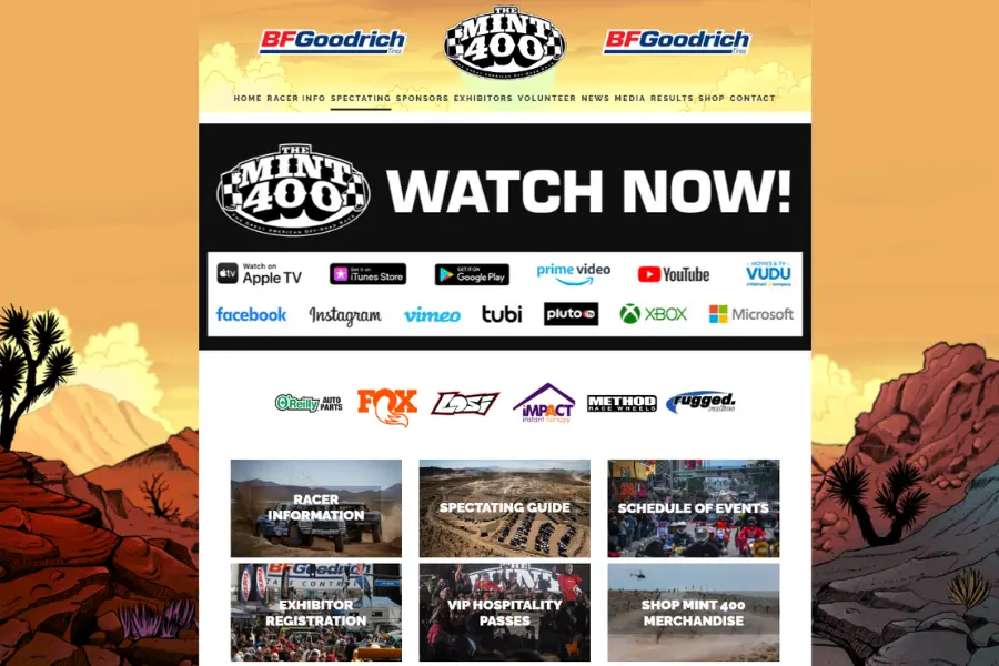 Mint 400 Mad Media Website Screenshot 900x600 1