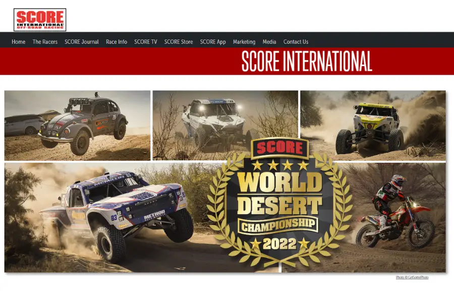 SCORE International Website Screenshot