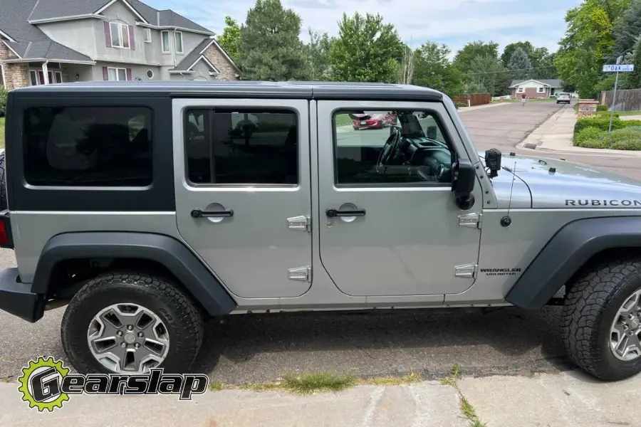 Silver Stock Jeep Named Titanium