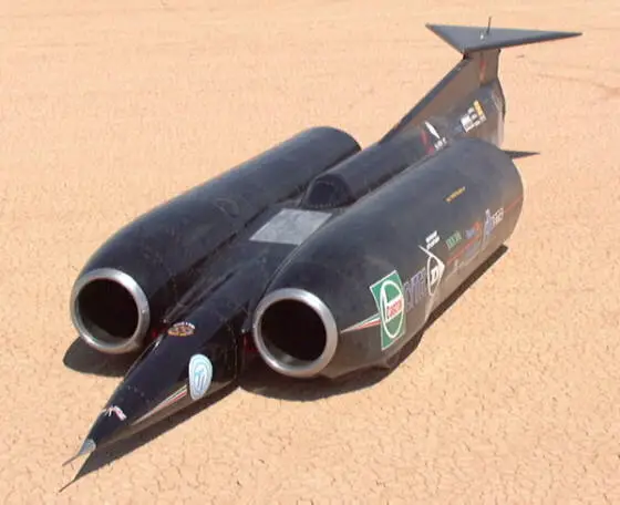 photo about the Thrust SSC