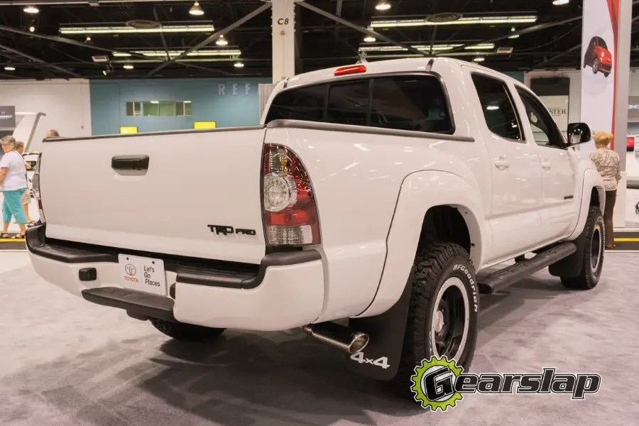 Toyota TRD Pro Package on a white Tacoma 900x600 1