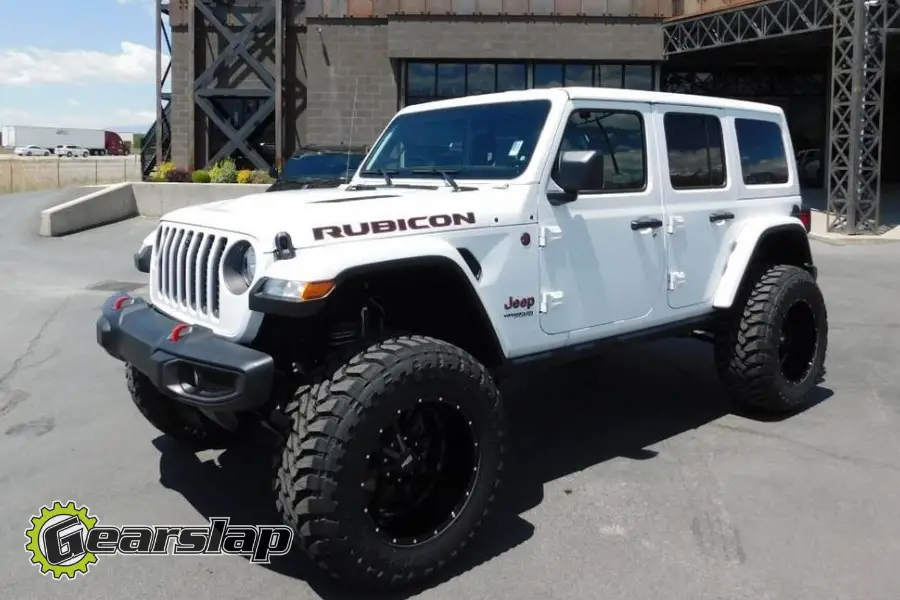 White Jeep Named Frosty the Bleep