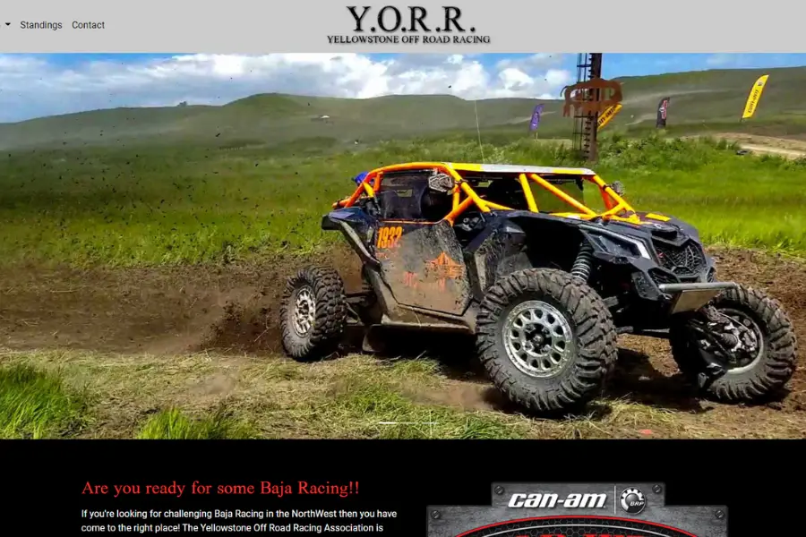 YORR Yellowstone Off Road Racing Association Website Screenshot 900x600 1