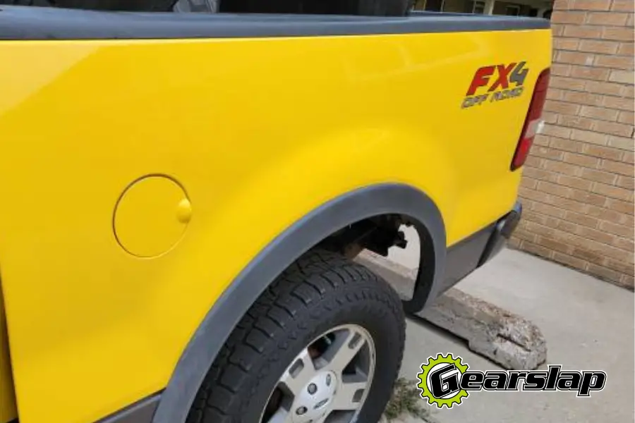 Yellow Ford F150 FX4 Trim Package