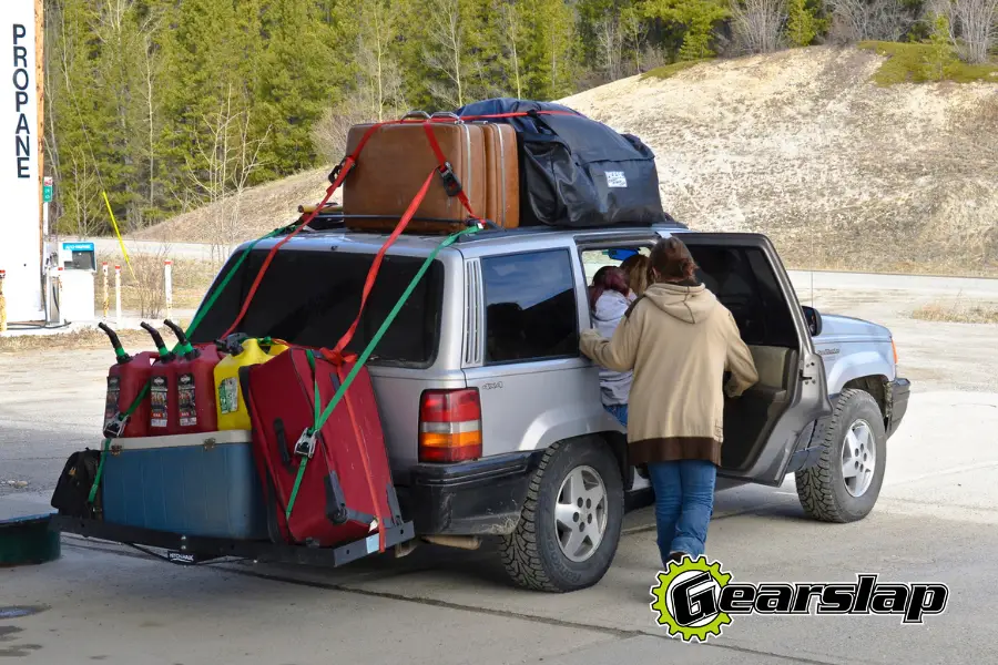 car loaded for travel better gas mileage with a lighter car